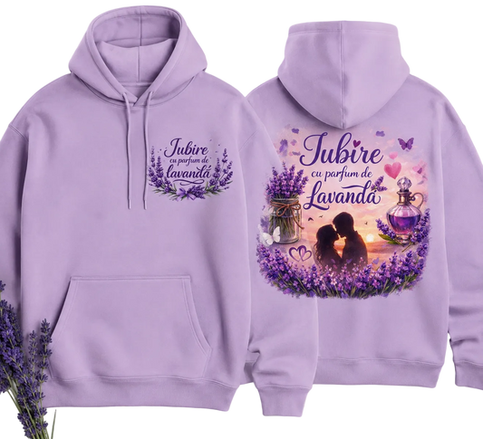 💜 Hanorac „Iubire cu parfum de lavandă”